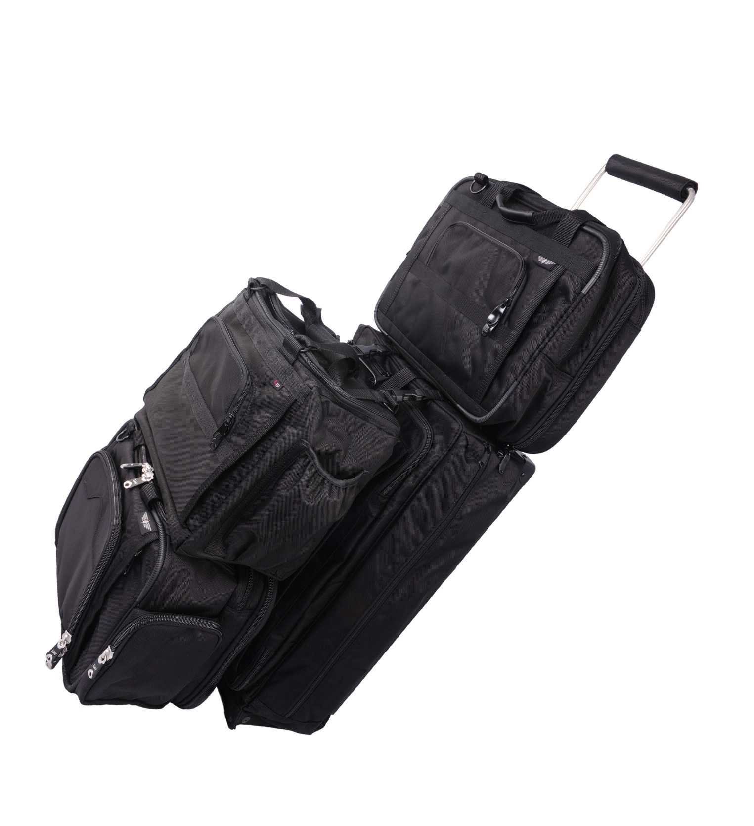 LuggageWorks Stealth 22'' Pilot Rolling Bag