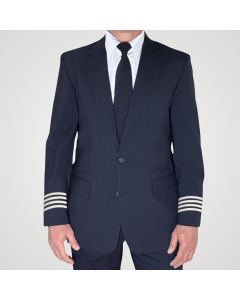Men's Single Breast Pilot Blazer - Poly Wool