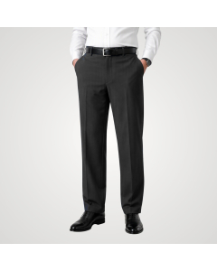 Men's Regular Flat Front Pants - Poly Wool