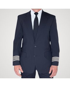 Men's Single Breast Pilot Blazer - Poly Wool
