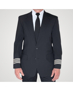 Men's Single Breast Pilot Blazer - Poly Wool
