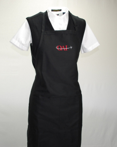 Flight Attendant Black Apron