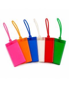 Rubber Luggage Tags - Colored                                                                                                                                                                                             