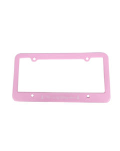 BCA Pink License Plate