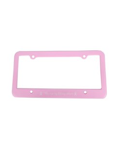 BCA Pink License Plate