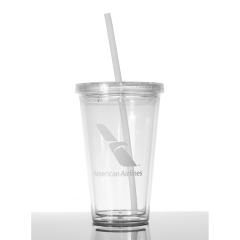 AA Stainless Tumbler Clear