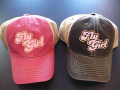 Fly Girl Baseball hat- Cloud Design
