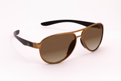 Kestrel Aviators with Gold Frame and Gradient Copper Lenses
