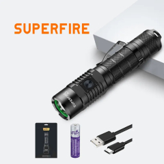 SuperFire A3 Rechargable 1000 Lumen Flashlight