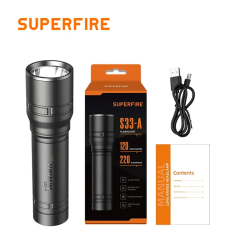 SuperFire S33-A Rechargable 190 Lumen Flashlight