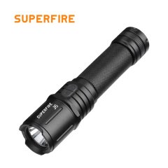 SuperFire J6 Rechargable 300 Lumen Flashlight