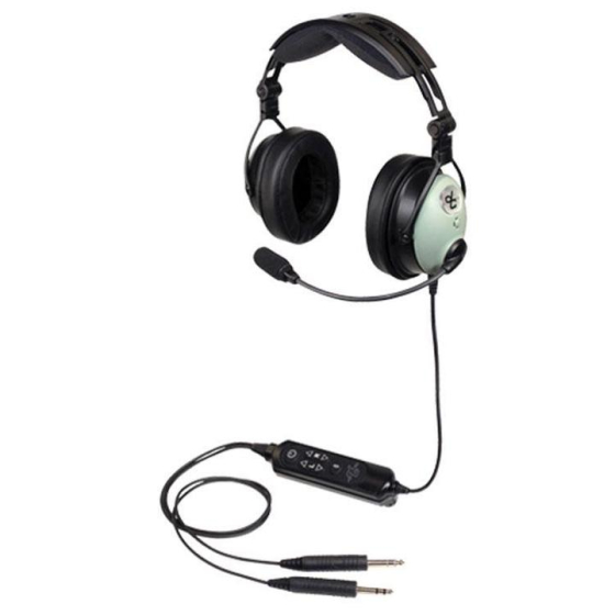 David Clark 40523G-01 Headset with Microphone Single outlet Ear