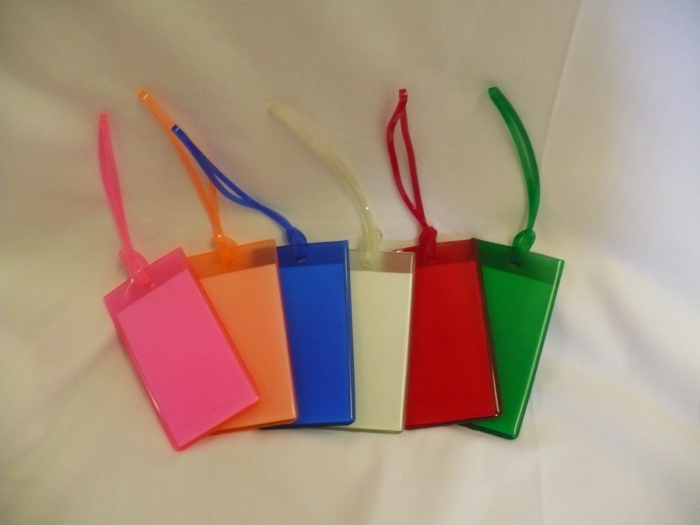 Colorful luggage tags discount