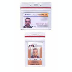 ID Holder - Plastic Ziplock                                                                                                                                                                                                                                    