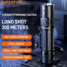 SuperFire A20 tactical flashlight 
