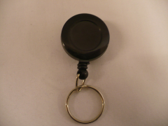 Badge Reel Side Clip Black                                                                                                                                                                                                                                    