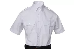 Crew Outfitters Cool Silver Tall Pilot Shirt - with eyelets                                                                                                                                 