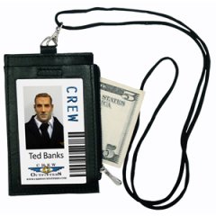 Lambskin ID Case with Neckstrap                                                                                                                                                                                                                                