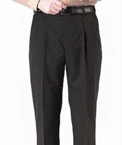  Men's Cargo Navy Uniform Pants - Pleated Front