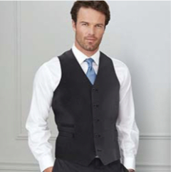 Traditional Men's Vest - Black