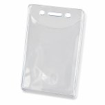 ID Holder - 2 Sided Holder Clear Vertical                                                                                                                                                                                                                    