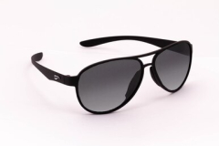 Cooper Aviators with Black Frames and Gradient Gray Lenses