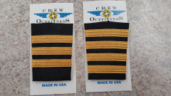 Crew Outfitters Velcro Epaulets - First Officer