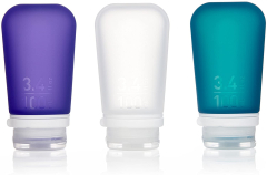 Go Toob (3 Pack) Clear, Purple, Teal