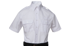 Crew Outfitters Cool Silver Tall Pilot Shirt - with eyelets                                                                                                                                 