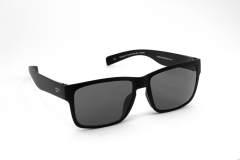 Osprey with Matte Black Frame and Solid Gray Lenses