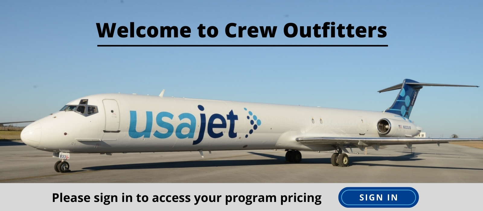 Welcome USA Jet Employees to Crew Outfitters - Sign in